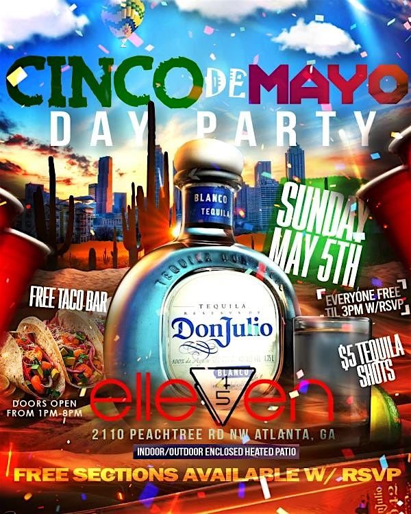 Vibes of Atlanta Presents: Cinco DE Mayo Day Party