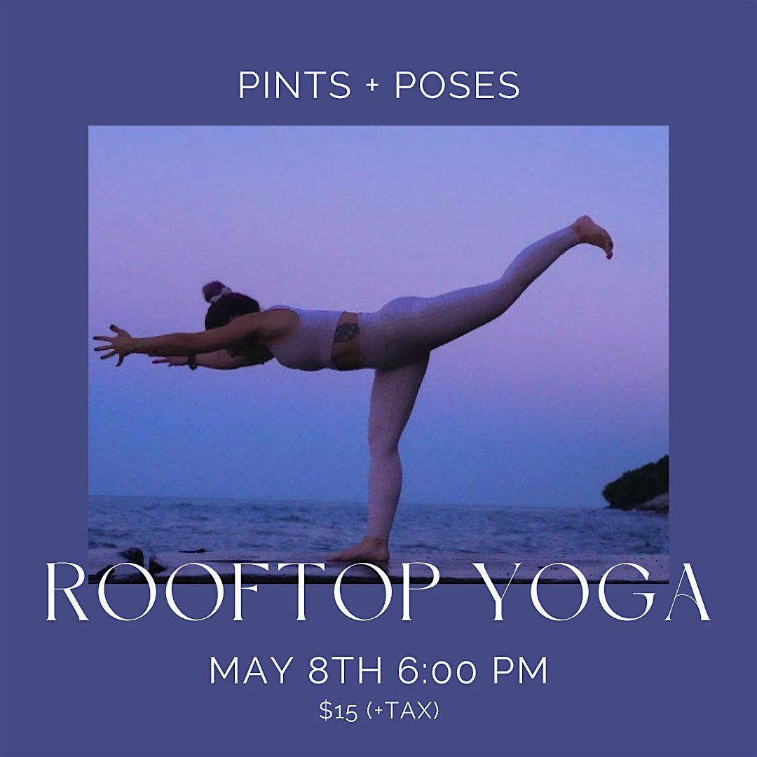 Pints + Poses Rooftop Yoga