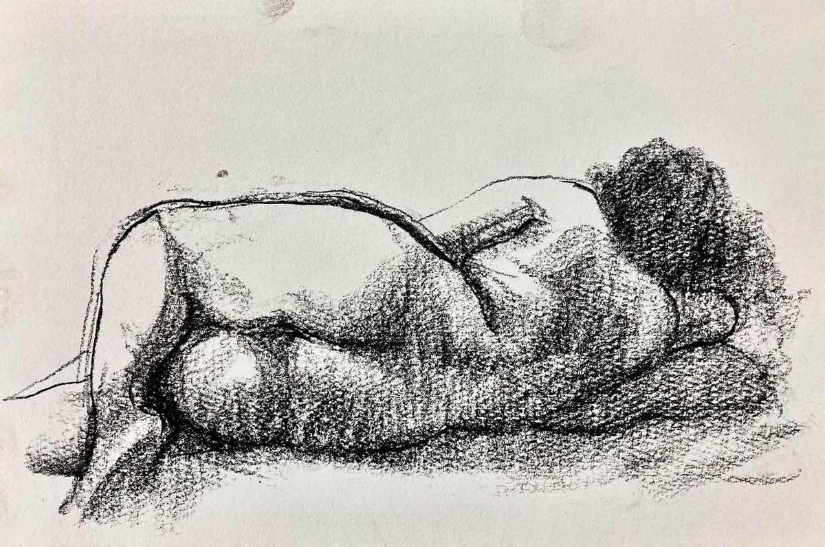 Life Drawing at Kindred Studio (male model)