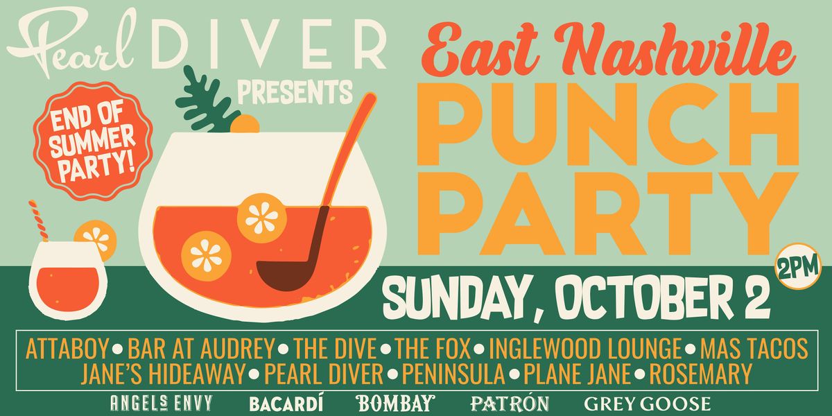 2nd East Nashville Punch Party, Pearl Diver, Nashville, 2 October 2022
