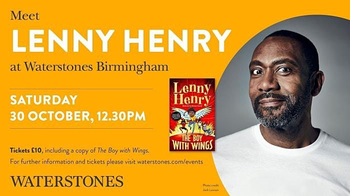 Meet Lenny Henry at Waterstones Birmingham