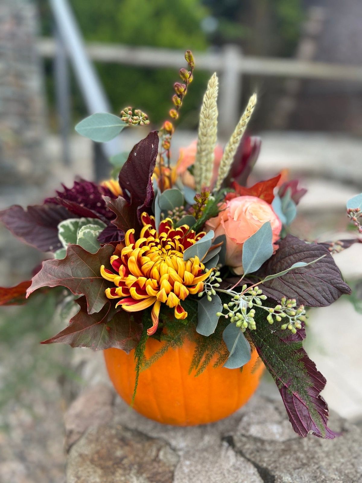 Floral Pumpkin Workshop \ud83c\udf83