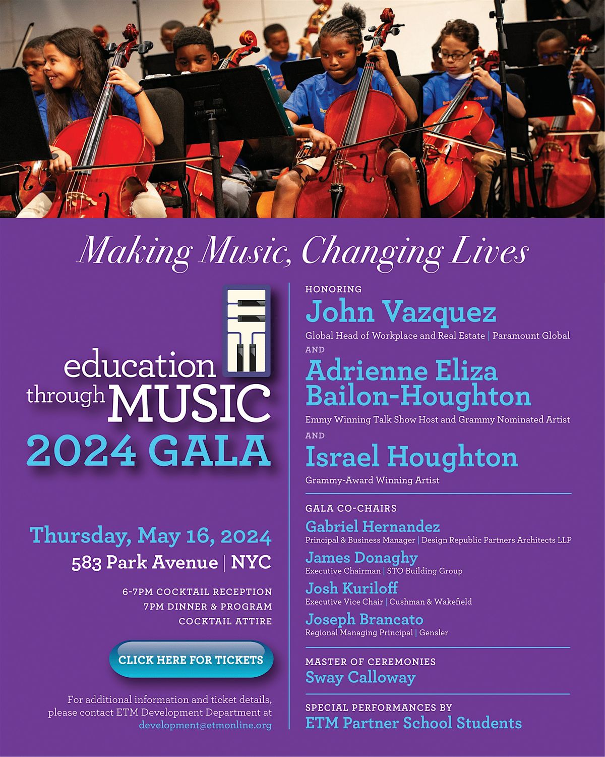 Education Through Music 2024 GALA