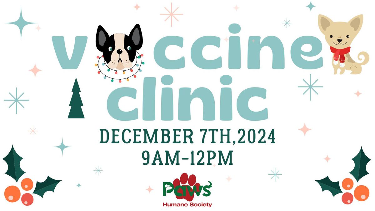 $5 Dog Vaccine Clinic at Peachtree Mall