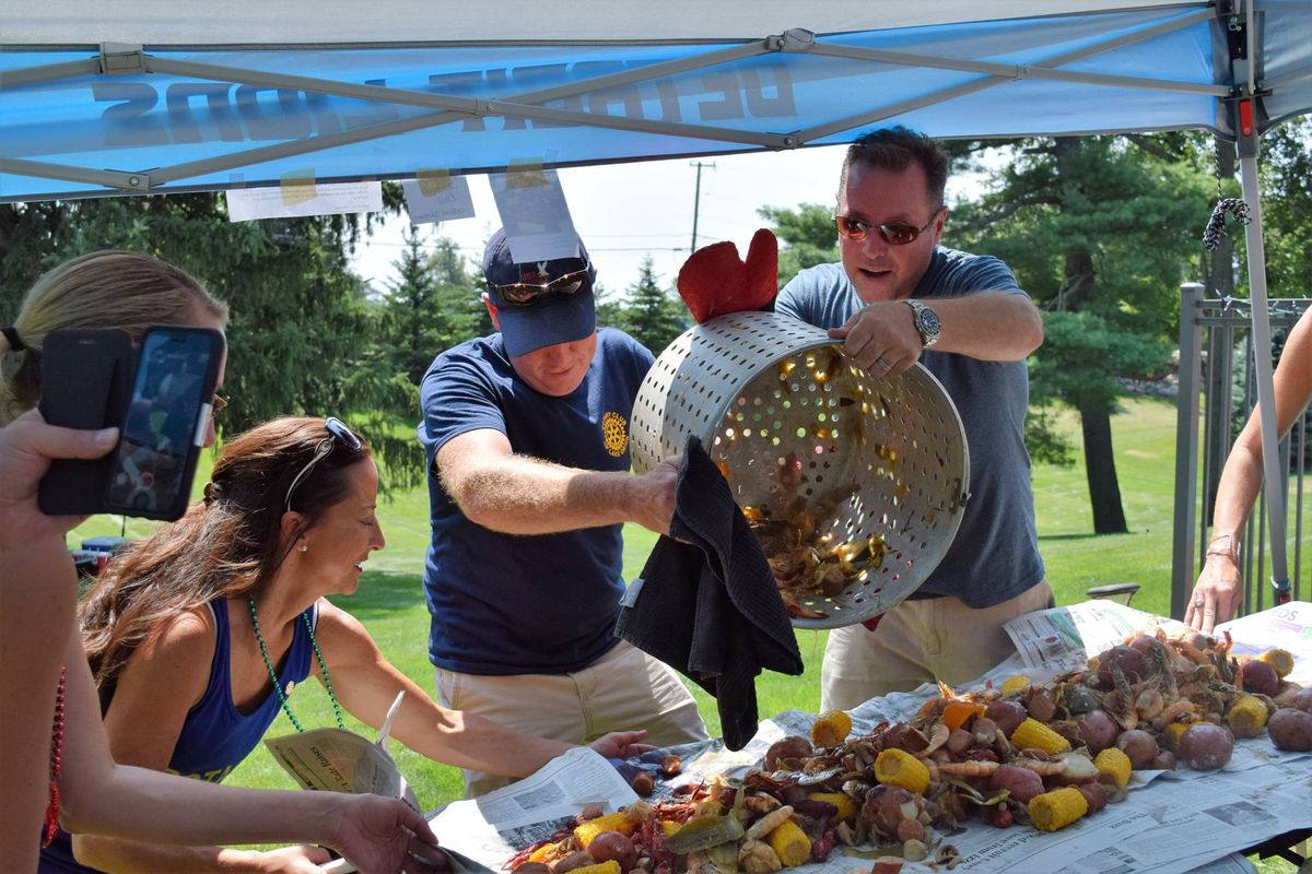 8th Annual Seafood Boil Presented by Lake Orion Sunrise Rotary Club 
