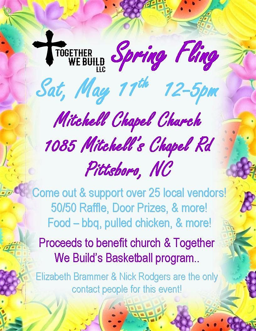 Spring Fling Vendor & Food Fundraiser