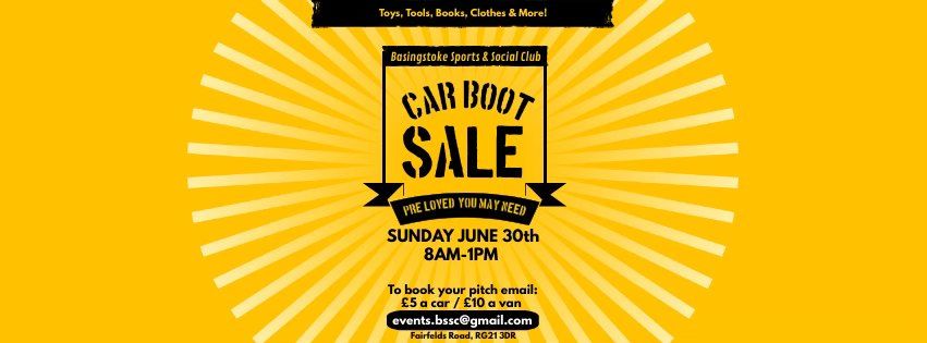 Car Boot Sale *** NEW DATE***