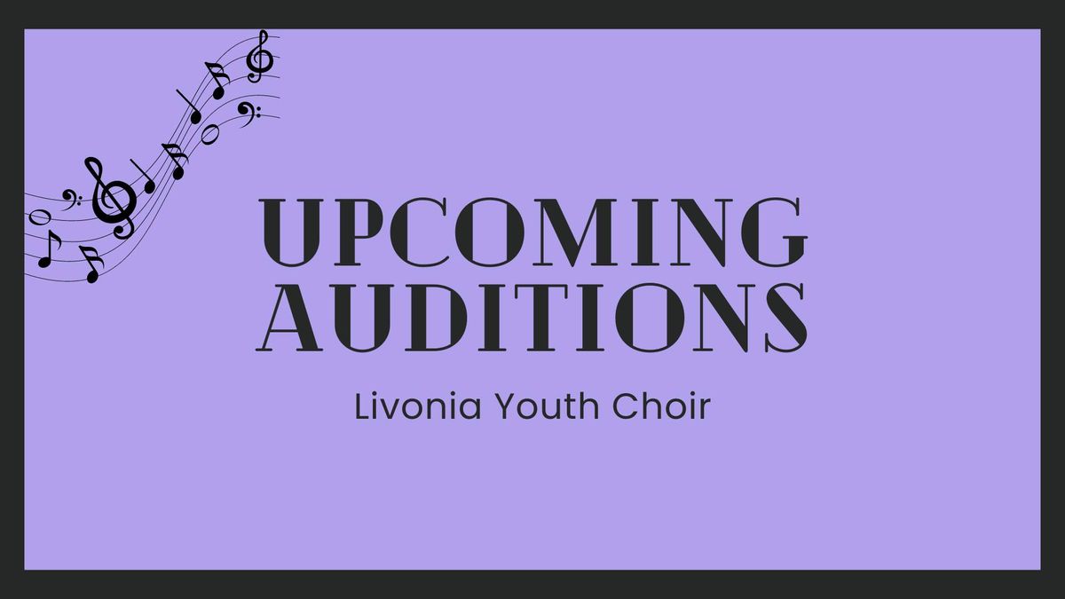 Choir open auditions, week 1