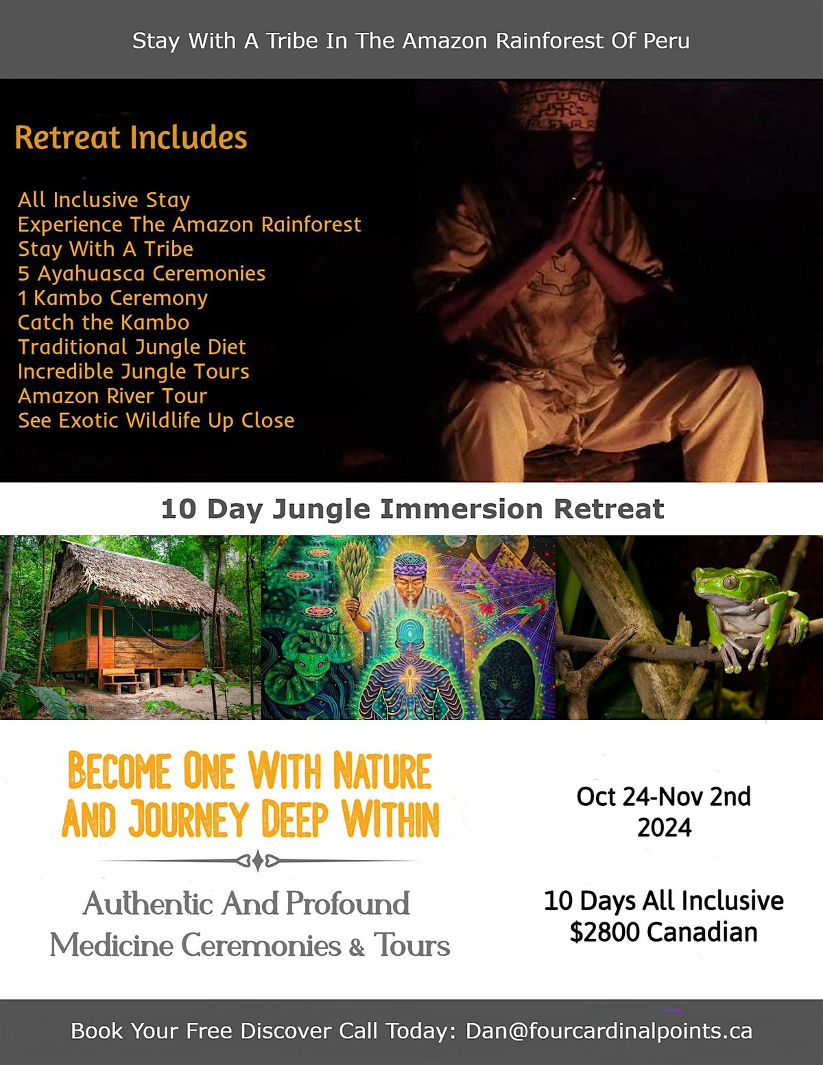 Transformative Journey: 10-Day Peru Ayahuasca Retreat!