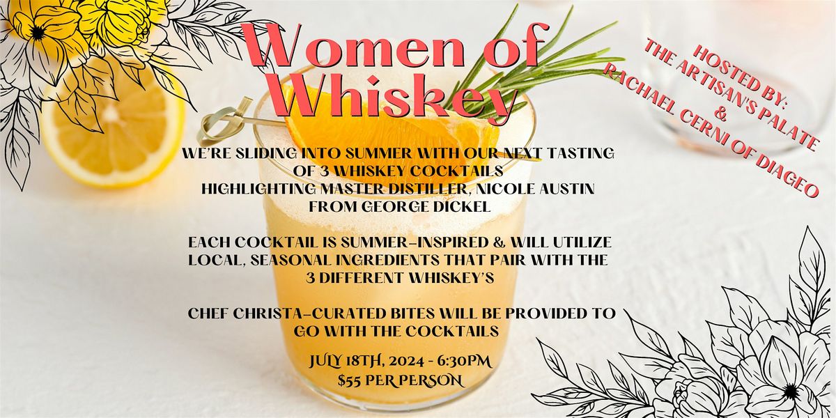 July Women of Whiskey Tasting