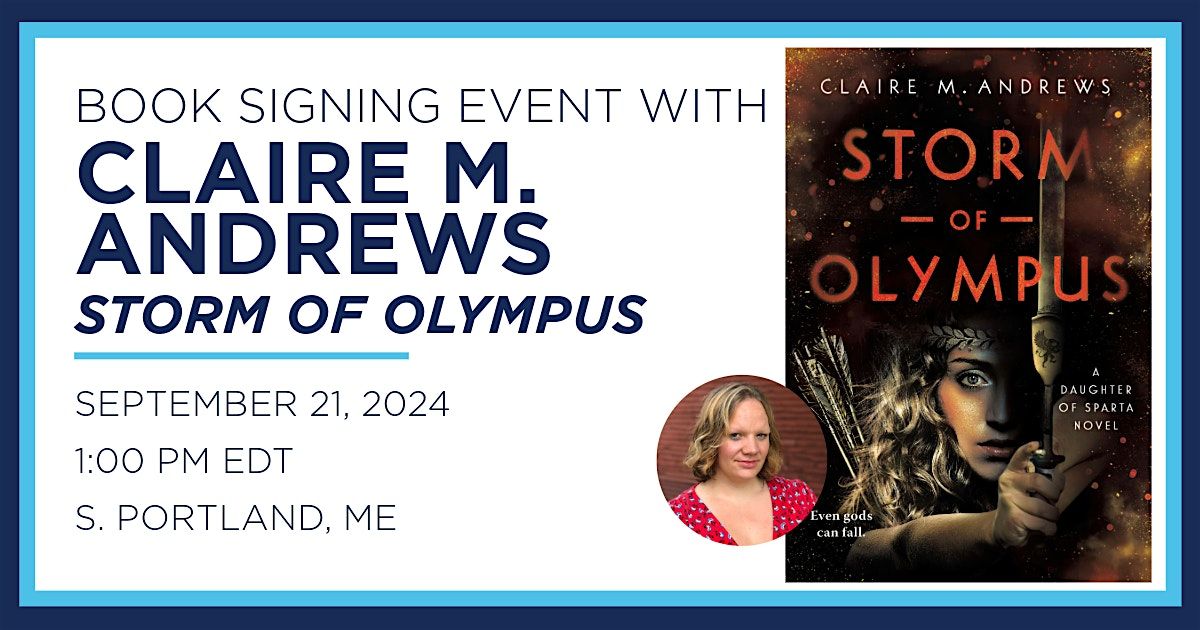 Claire M. Andrews "Storm of Olympus" Book Signing Event