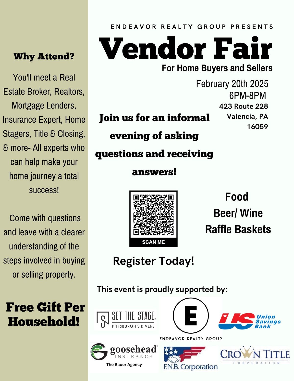 Endeavor Realty Group Presents: Vendor Fair