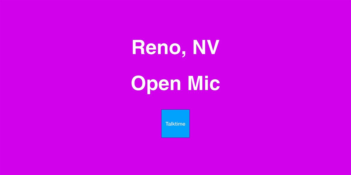 Open Mic - Reno