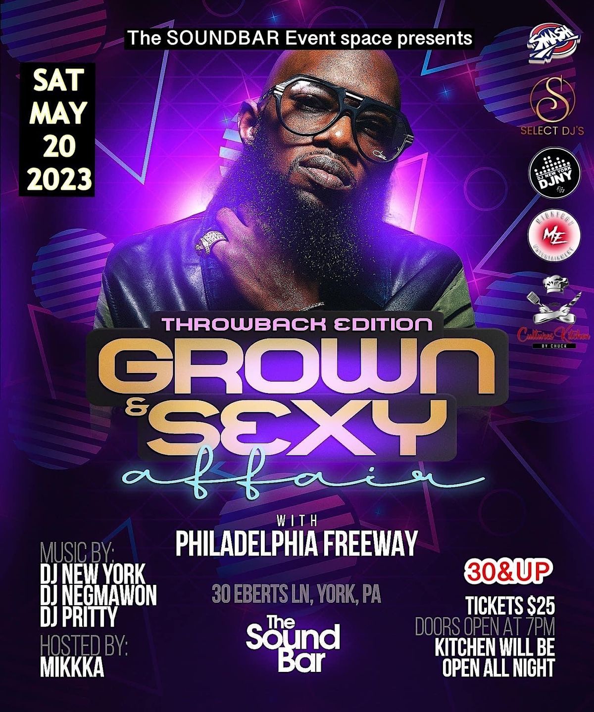 Grown & Sexy Affair “Throwback Edition” with Philadelphia Freeway, 30 ...