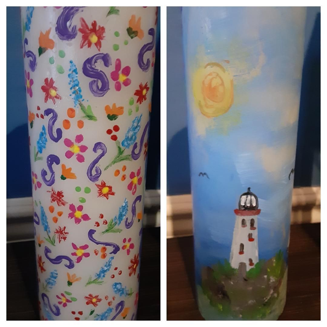 February Family Craft Night: Candle Painting