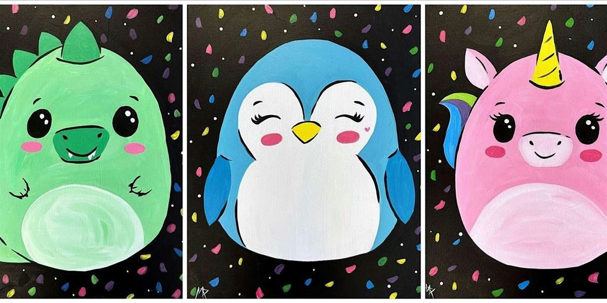 Adorable Animal Friends - Family Fun - Paint and Sip by Classpop!\u2122