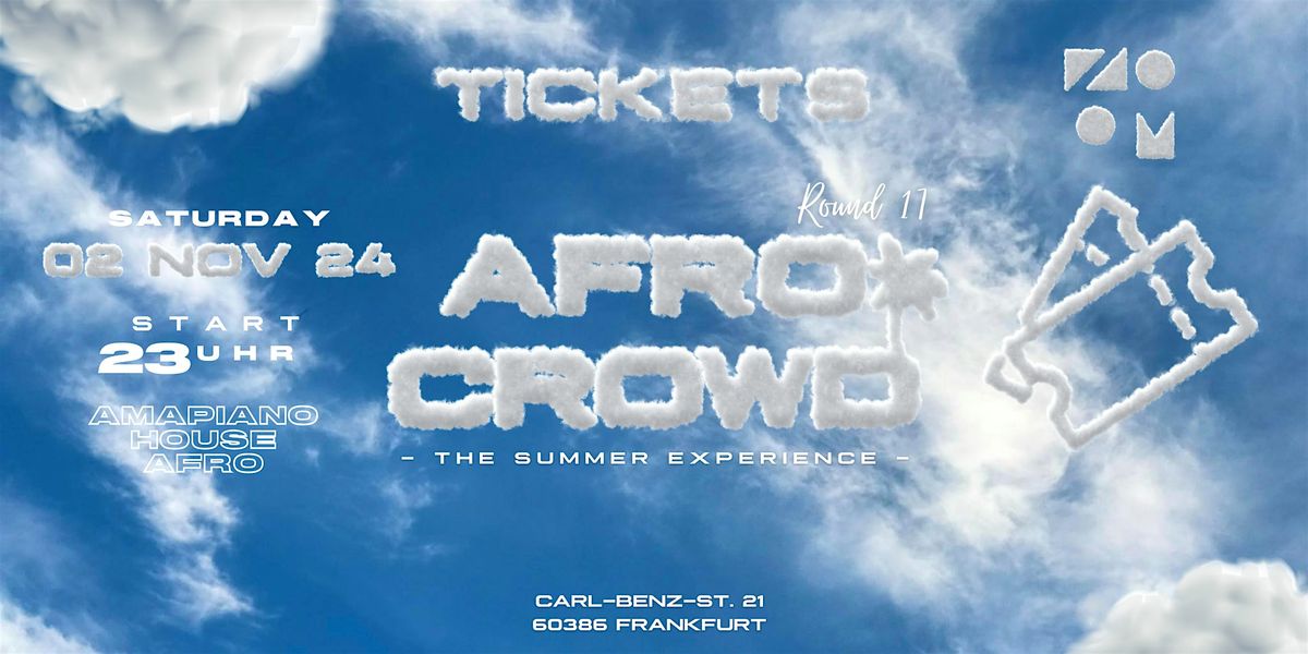 AFROCROWD ZOOM CLUB NIGHT