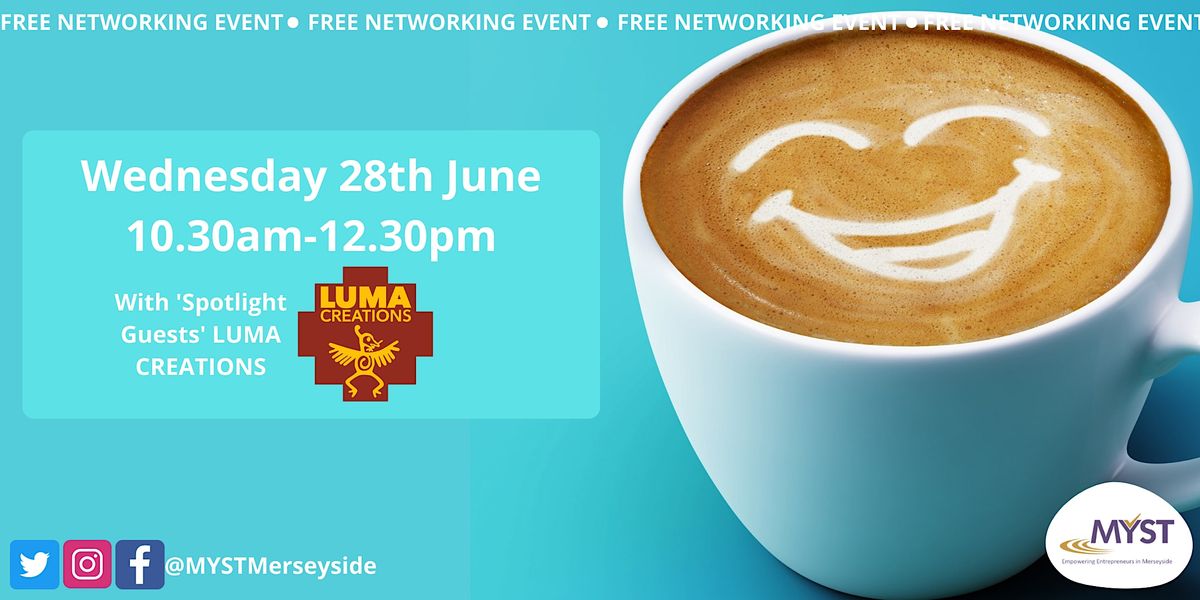 MYST Community Coffee Free Networking Event June 2023, Old St