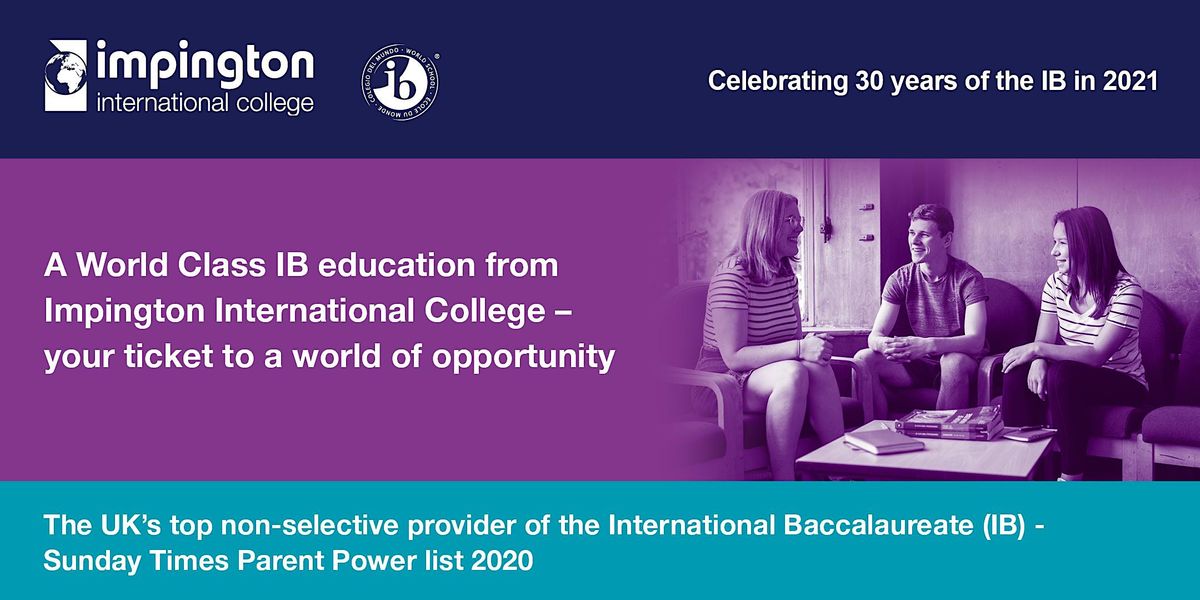 Impington International College Open Evening (2023 entry)