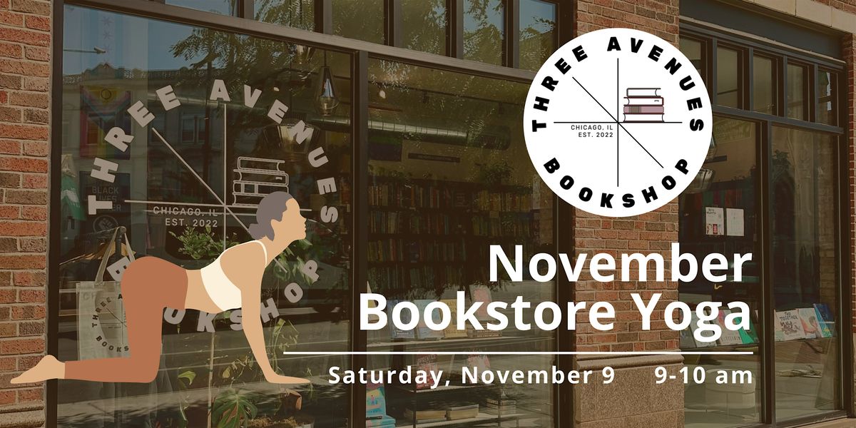 BYOMat Bookstore Yoga for November