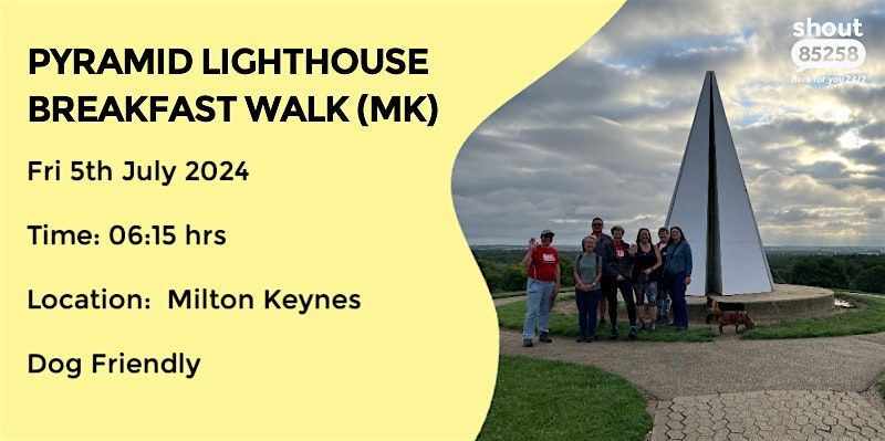 LIGHT PYRAMID BREAKFAST WALK | 3.7 MILES | MILTON KEYNES