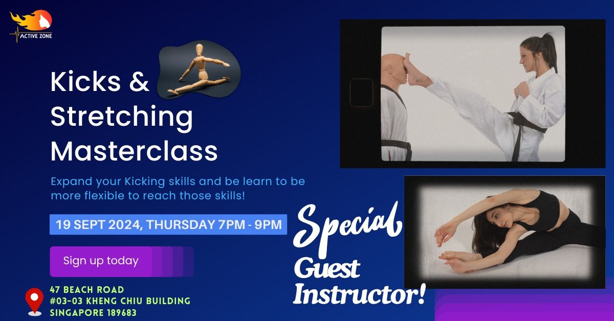 Kicks & Stretching Masterclass - 19 Sept 2024