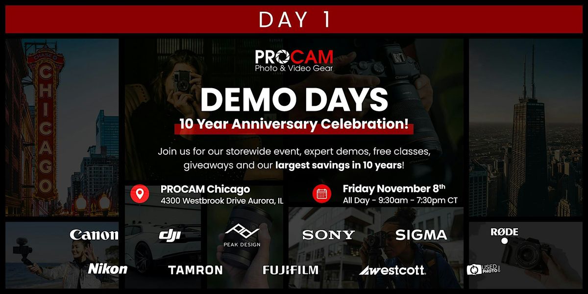 Fall Demo Days at PROCAM Chicago - Day 1