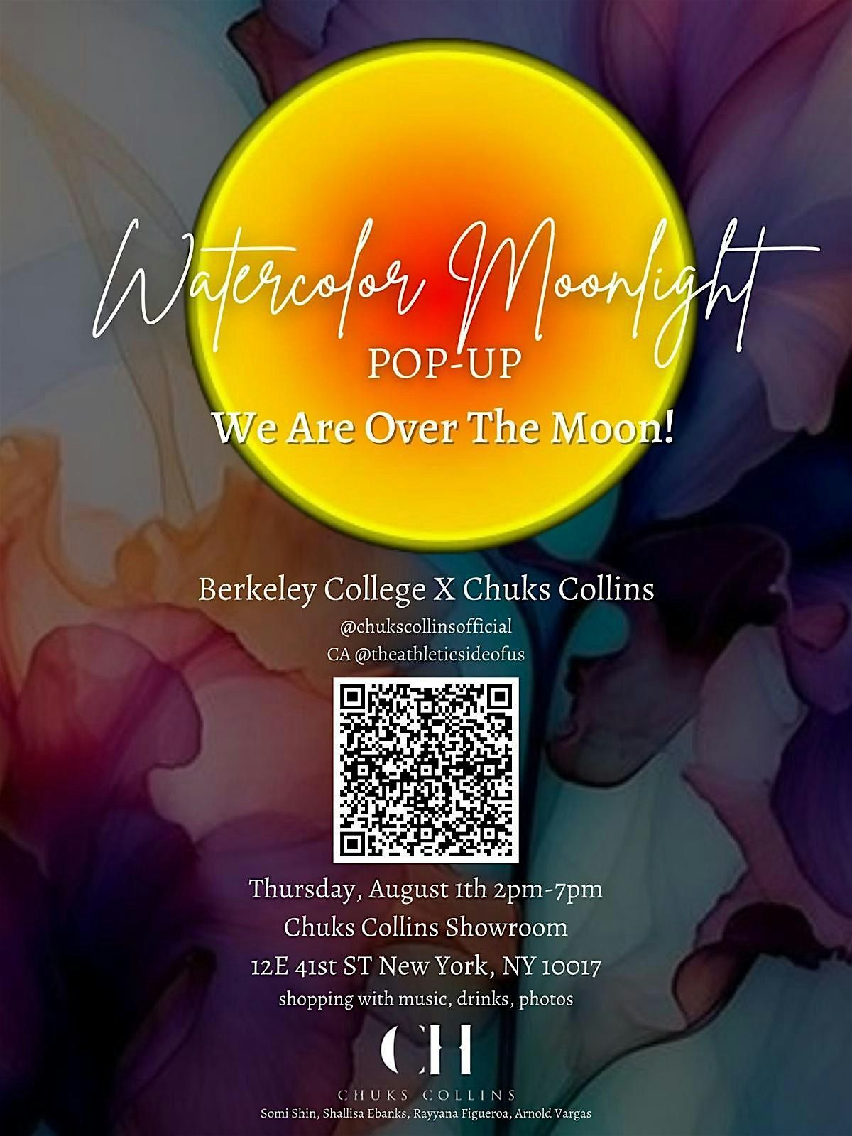 Watercolor Moonlight Pop-Up