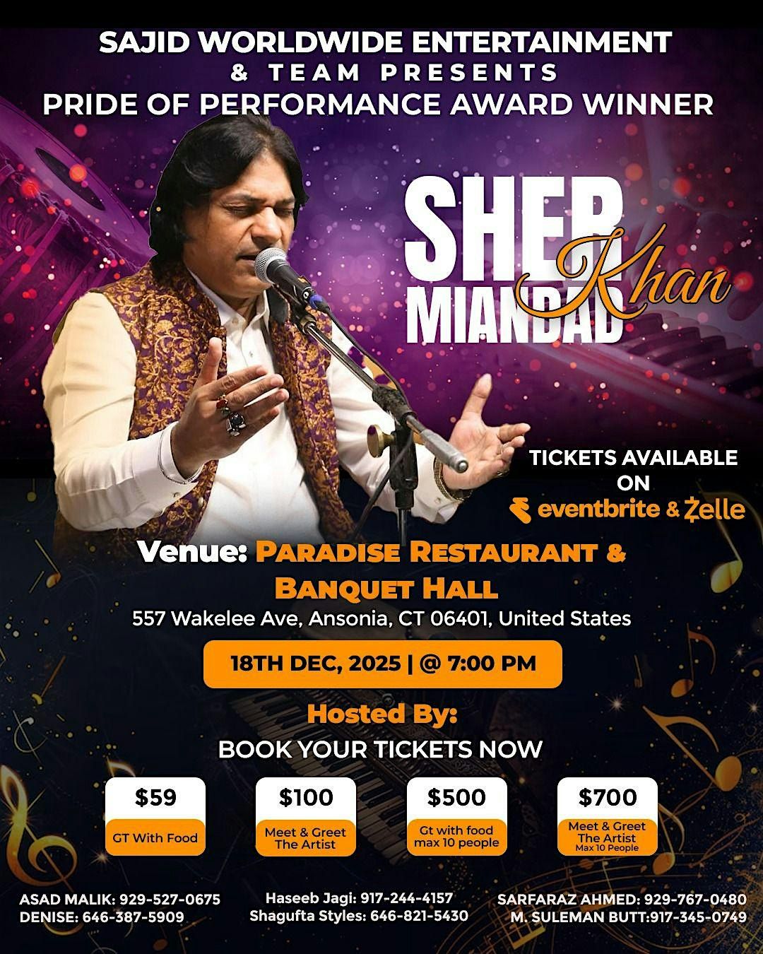 Qawali Night With Ustad Sher Miandad Khan-Live In Connecticut.