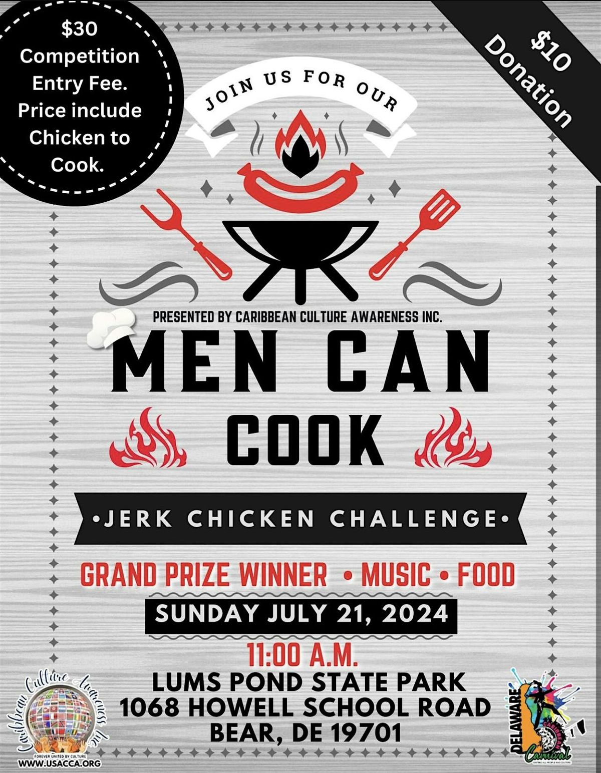 1st Annual Men Can Cook Event