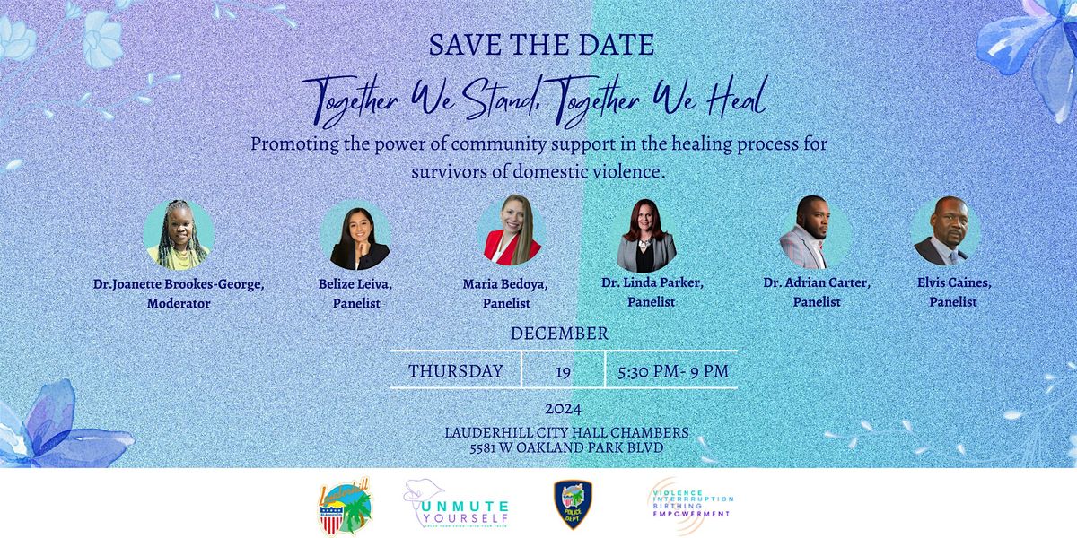 REBOOK: Together We  Stand, Together We Heal - Domestic Violence Symposium