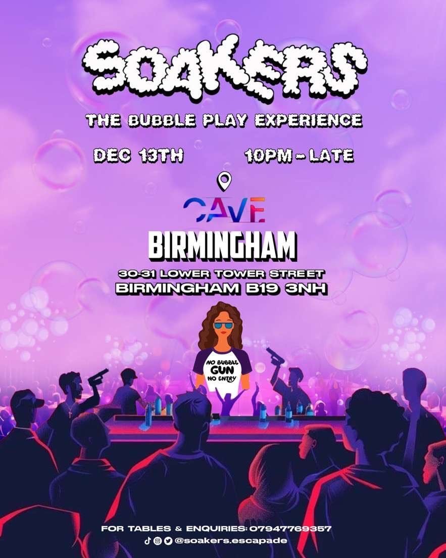 SOAKERS: Bubble Play Experience (Birmingham)