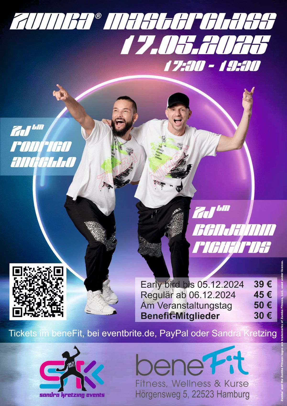 Zumba Masterclass mit ZJs Benjamin Richard und Rodrigo Angello