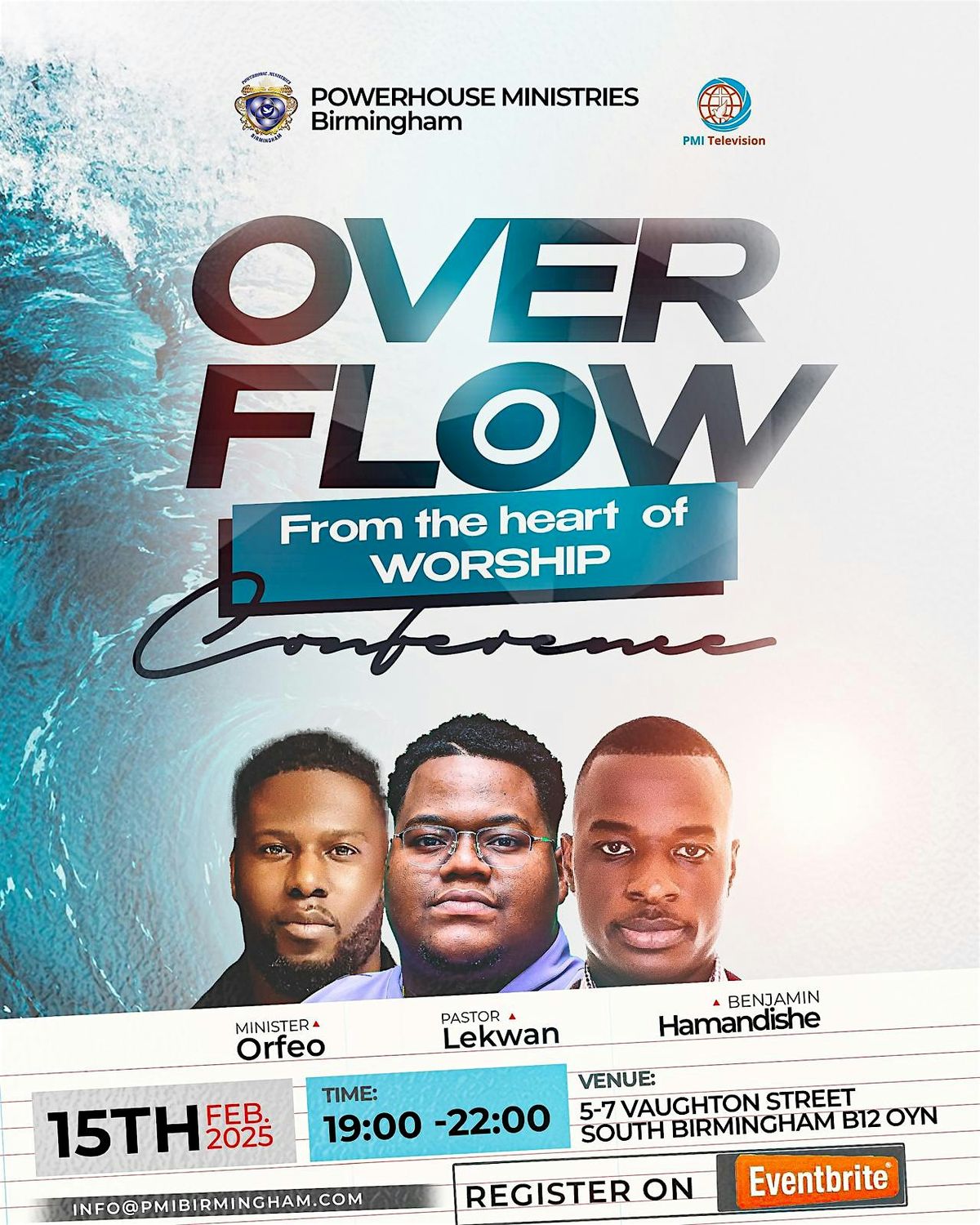 OVERFLOW "From The Heart Of Worship " Conference