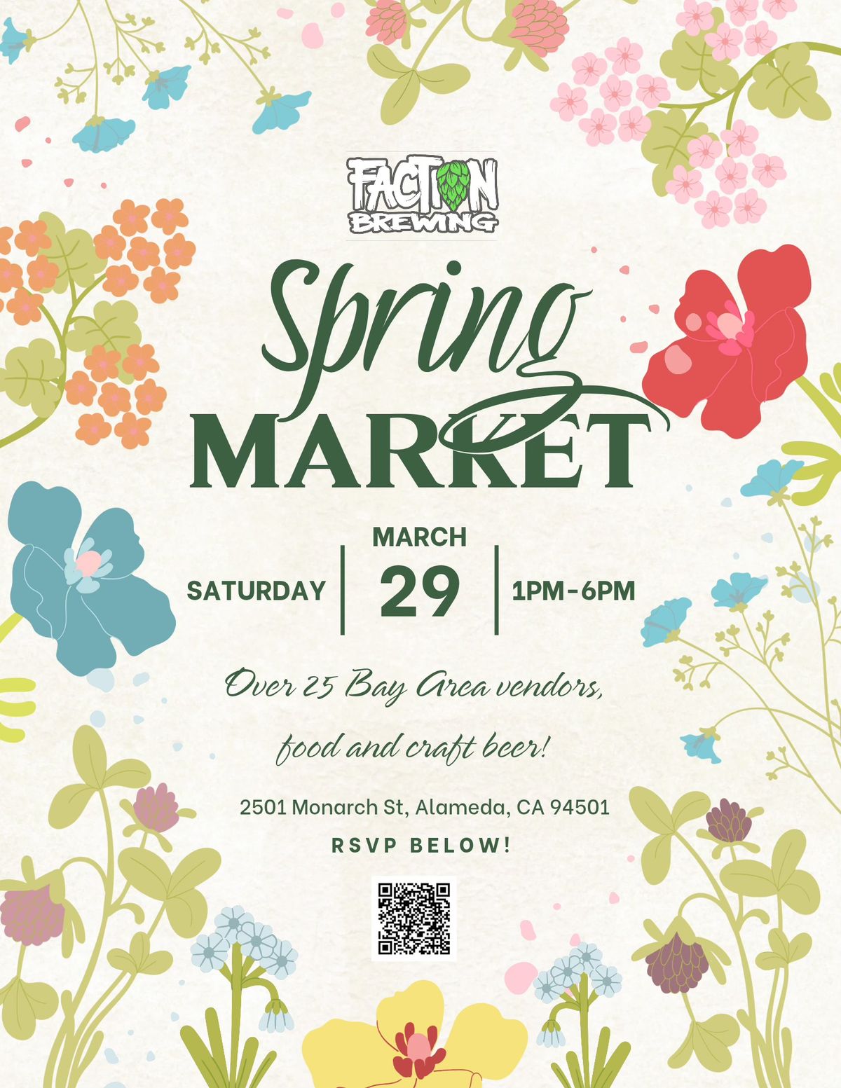 Spring Market @ Faction Brewing