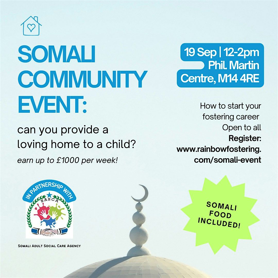 Somali Community Event: Support a Child, Foster Today