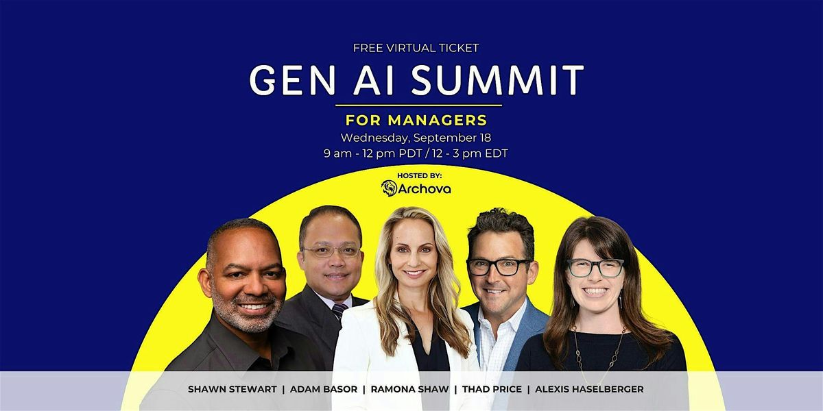 GenAI Summit for Managers - Memphis, TN