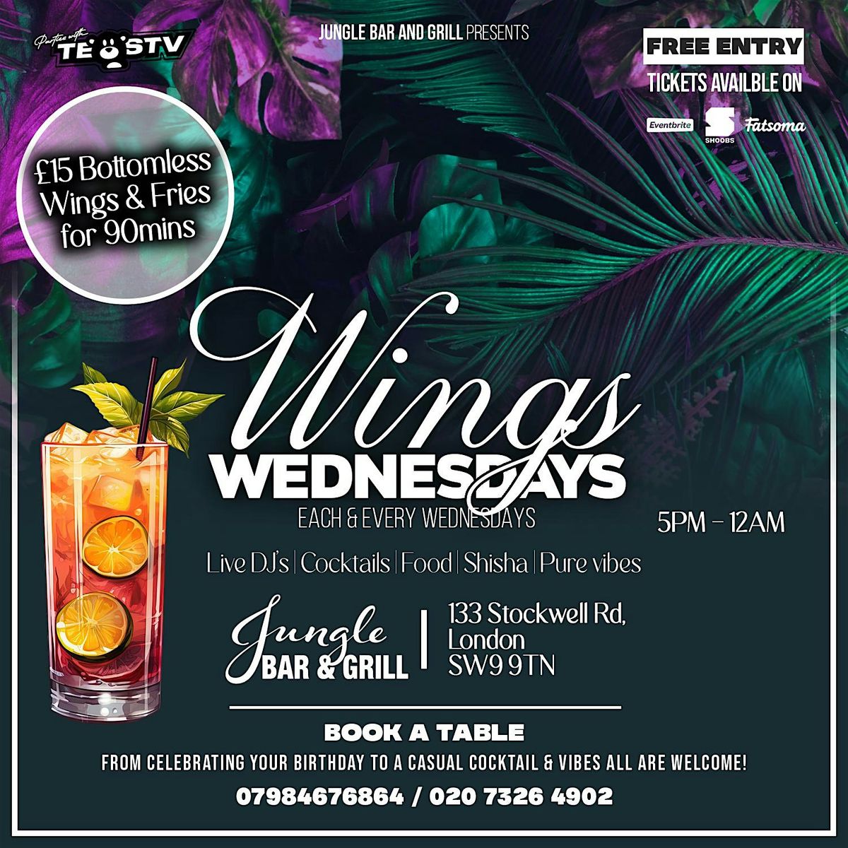 WINGS WEDNESDAY ( EACH AND EVERY WEDNESDAYS )