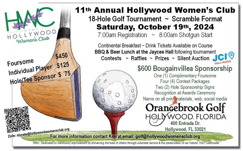 11th Annual Hollywood Women's Golf Tournament