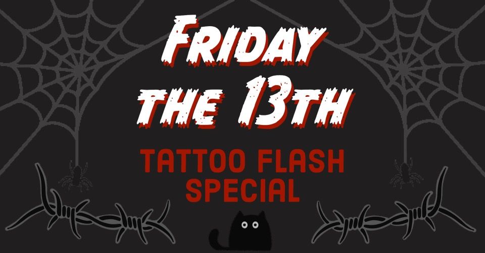 Friday the 13th Tattoo Flash Special!