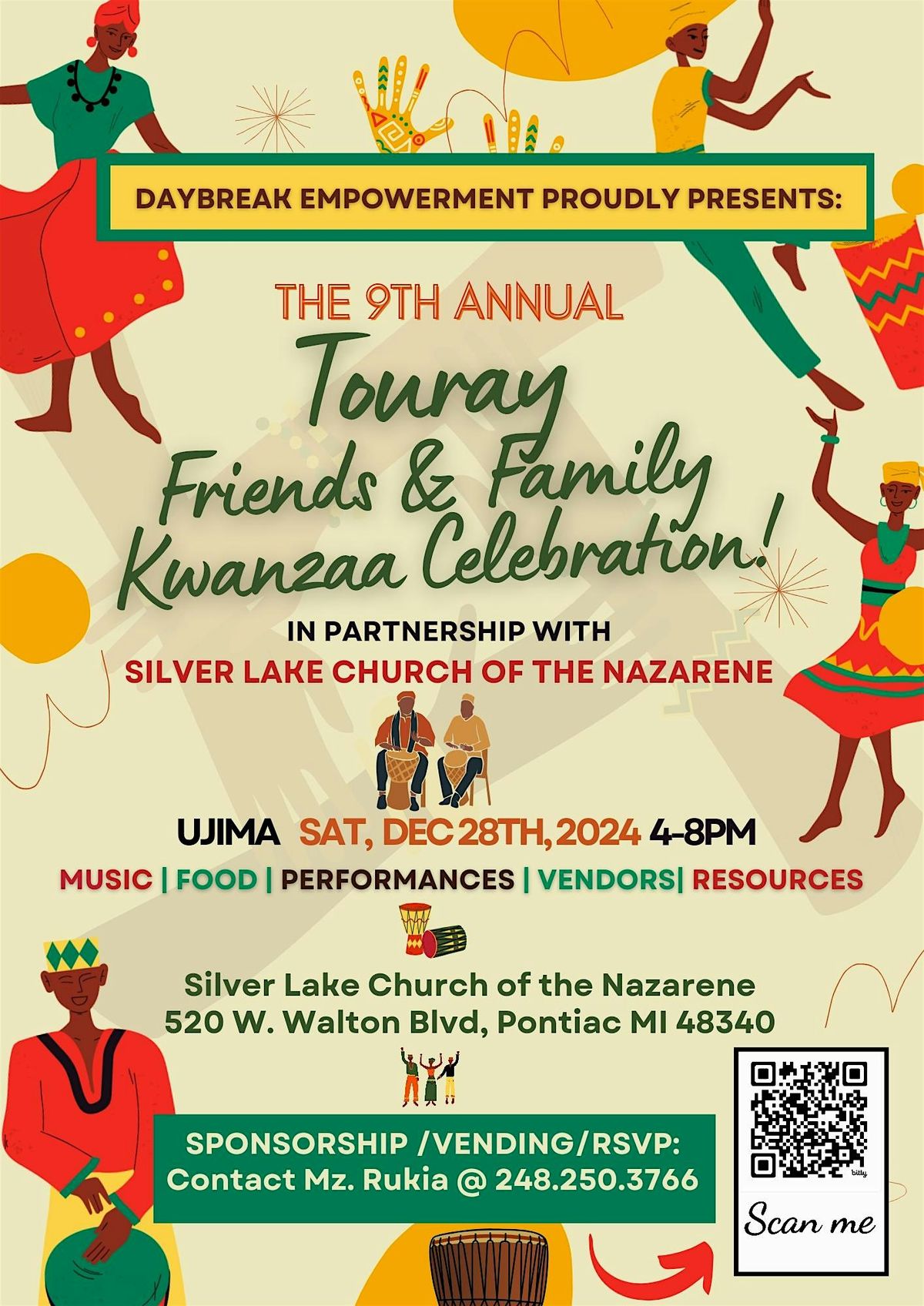 The 9th Annual Touray Friends & Family Kwanzaa Celebration!