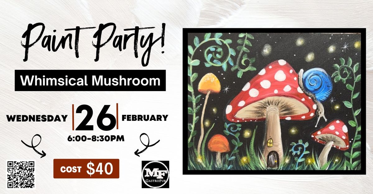 Whimsical Mushroom