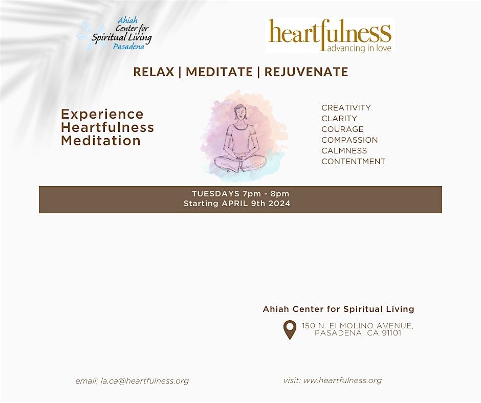 Weekly Heartfulness Meditation Workshop