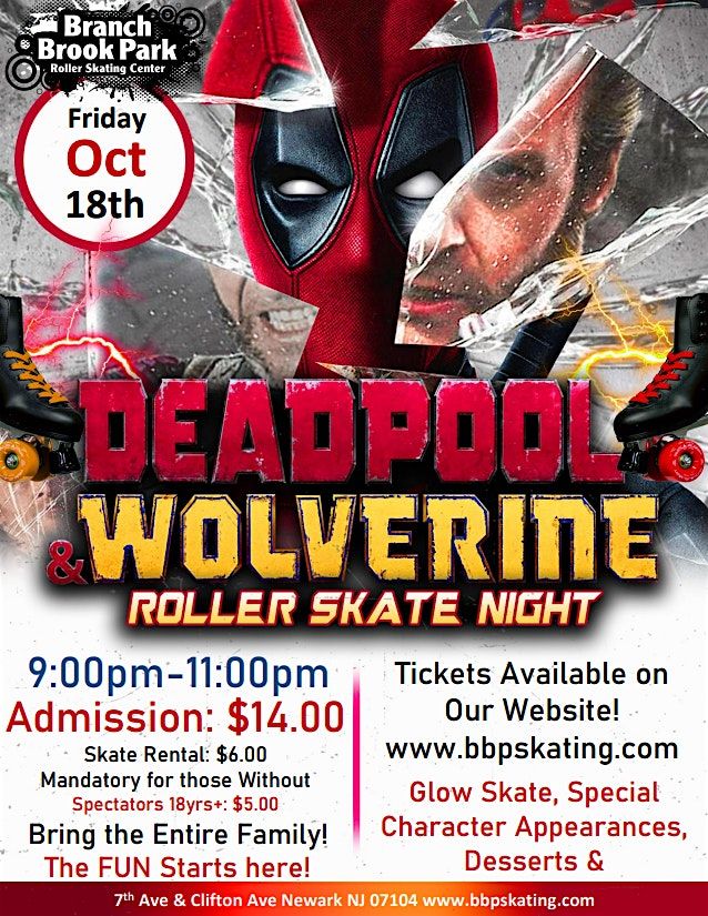 Deadpool and Wolverine Skate