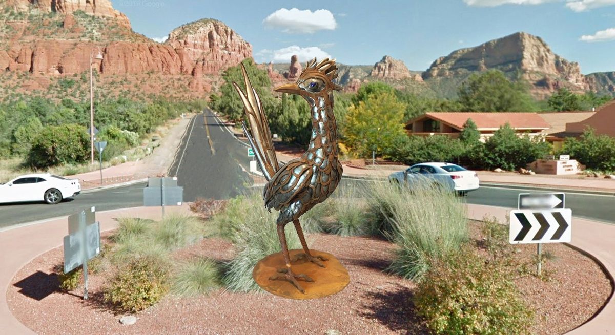 Sedona Roadrunner Art Installation + Celebration 