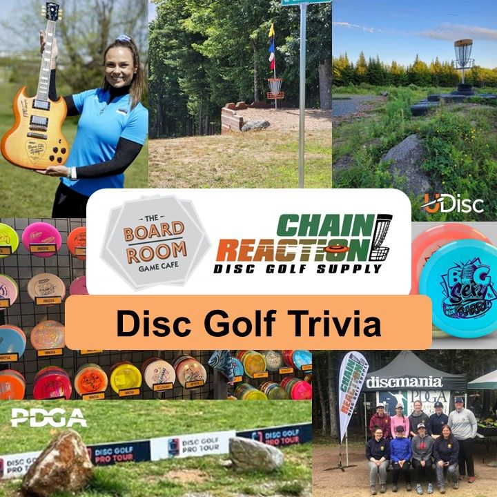 Chain Reaction + Board Room Game Cafe Trivia Disc Golf Edition, The