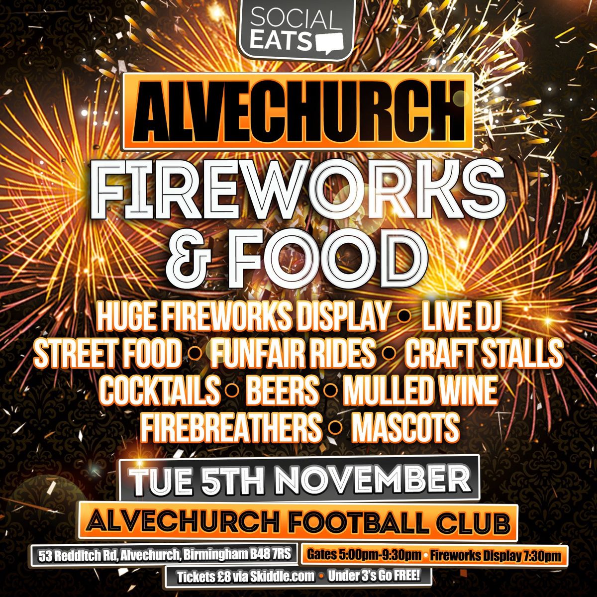 Alvechurch Fireworks & Street Food