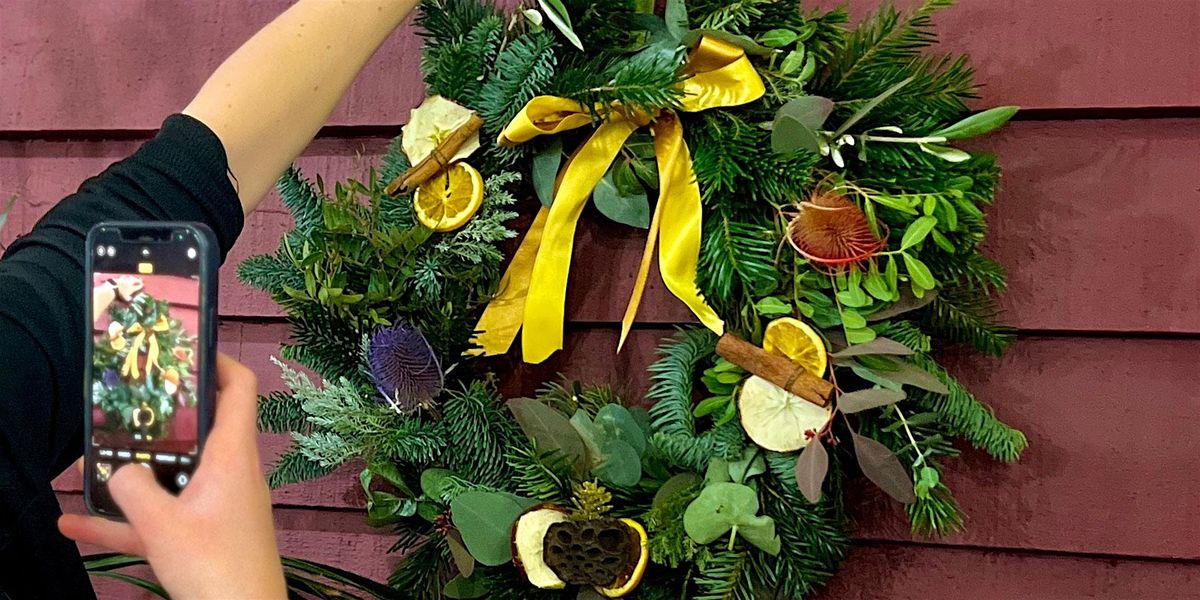 Luxury Christmas Wreath Making Workshop