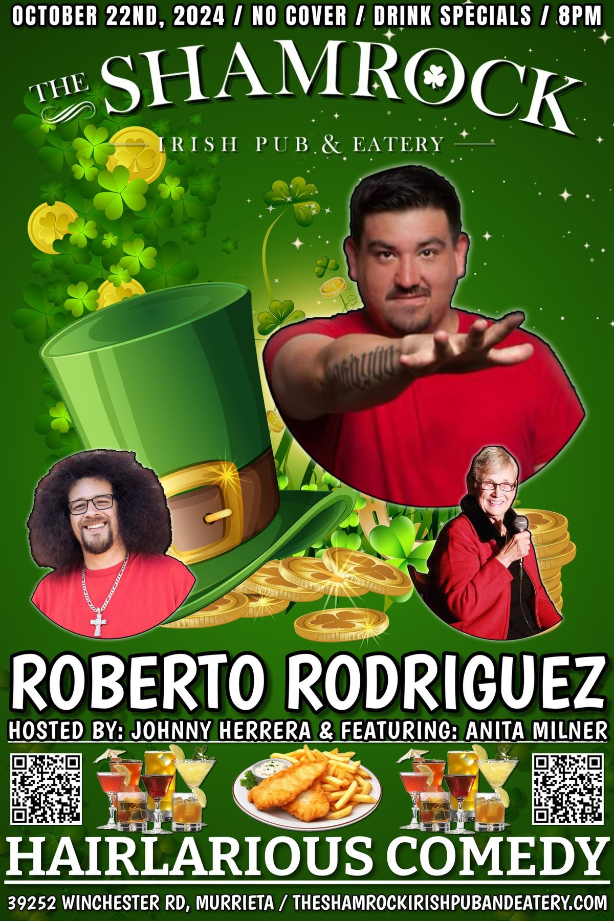 HAIRlarious Comedy Show W\/ Anita Milner & Roberto Rodriguez