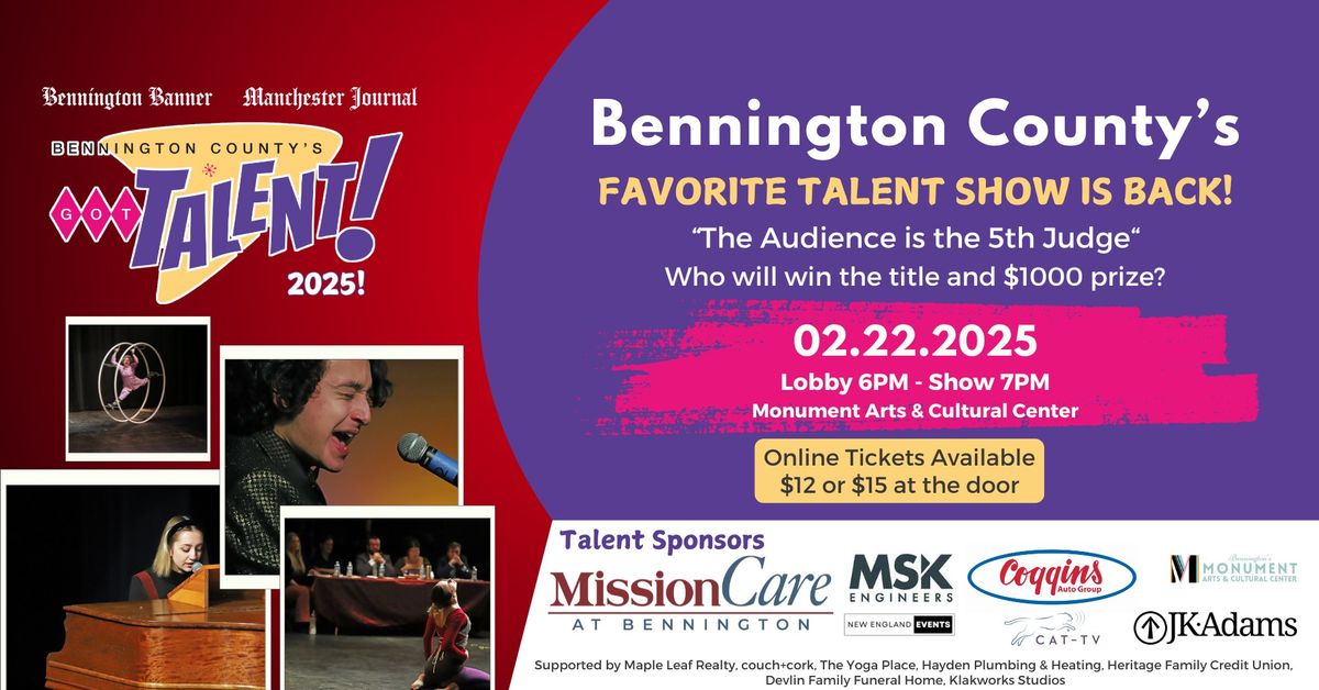 Bennington County's Got Talent 2025!